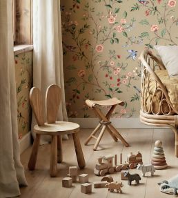 Bucolic Wallpaper by Coordonne Jute