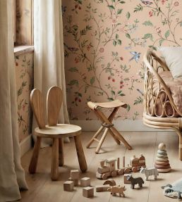 Bucolic Wallpaper by Coordonne Peach