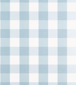 Buffalo Check Wallpaper by Thibaut Spa Blue