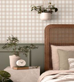 Buffalo Plaid Wallpaper by Woodchip & Magnolia Cashmere