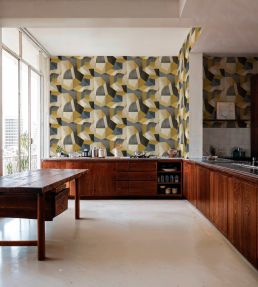 Buildings Wallpaper by Tres Tintas Copper