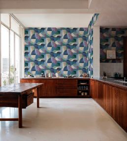 Buildings Wallpaper by Tres Tintas Steel