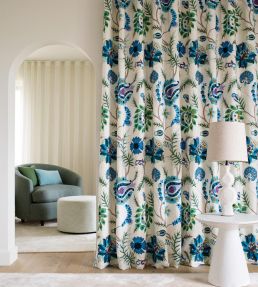 Bukhara Fabric by Jane Churchill Green/Multi