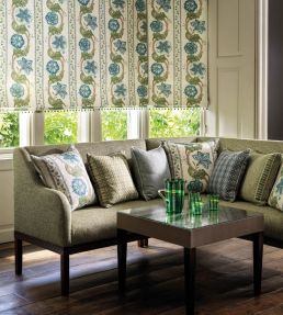 Bulet Fabric by Nina Campbell Red