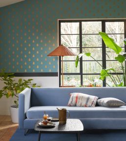Bumble Bee Wallpaper by Farrow & Ball Light Grey