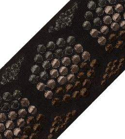 Bumblebee Velvet Border Trimming by Samuel & Sons Cinder