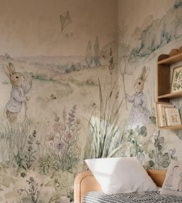 Bunnies Mural by Coordonne Indigo