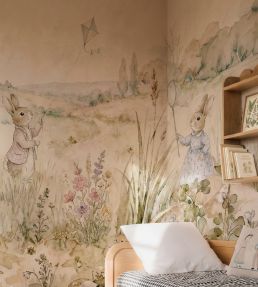Bunnies Mural by Coordonne Natural