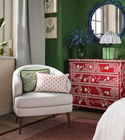 Bunty Fabric by Wemyss Lagoon