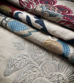Burford Embroidery Fabric by GP & J Baker Blue