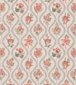 Burford Embroidery Fabric by GP & J Baker Blue/Red