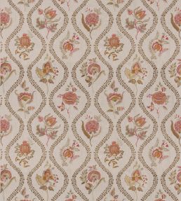 Burford Embroidery Fabric by GP & J Baker Red/Bronze