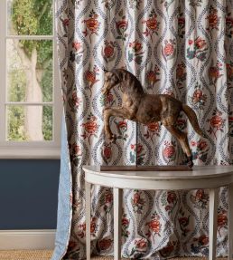 Burford Embroidery Fabric by GP & J Baker Blue/Emerald