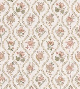 Burford Embroidery Fabric by GP & J Baker Rose/Cream