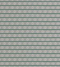 Burford Stripe Fabric by GP & J Baker Blue/Green