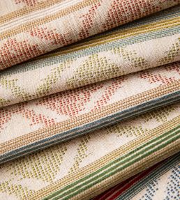 Burford Stripe Fabric by GP & J Baker Aqua