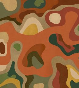 Burle Mural by Tres Tintas Terracotta
