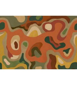 Burle Mural by Tres Tintas Terracotta
