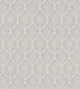 Burley Wallpaper by Schumacher Orpington Blue