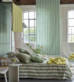 Burlington Stripe Fabric by Designers Guild Celadon