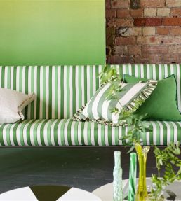 Burlington Stripe Fabric by Designers Guild Emerald