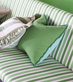 Burlington Stripe Fabric by Designers Guild Emerald