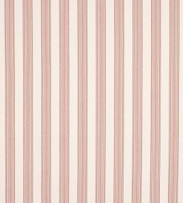 Burlow Stripe Fabric by Jane Churchill Red