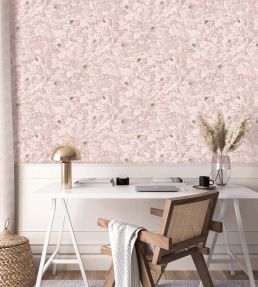 Busy Bee Wallpaper by Woodchip & Magnolia Blush