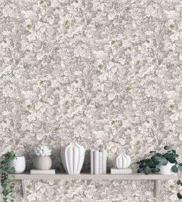 Busy Bee Wallpaper by Woodchip & Magnolia Grey