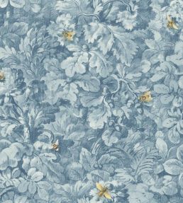 Busy Bee Wallpaper by Woodchip & Magnolia Reservoir Blue
