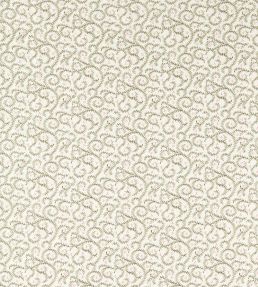 Buta Embroidery Fabric by Clarke & Clarke Sage/Blush