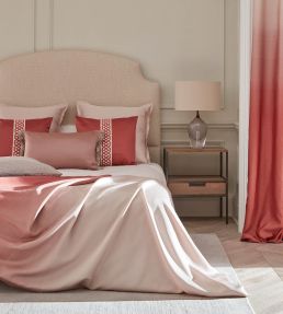 Bute Fabric by James Hare Pink