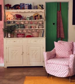 Buti Fabric by Molly Mahon Pink