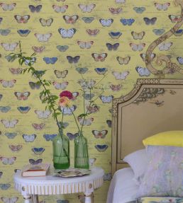 Butterfly Studies Wallpaper by Designers Guild Mimosa