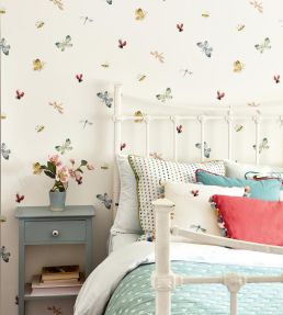 Buzzing Around Cushion 40 x 40cm by Villa Nova Pink