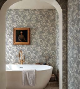 Byzantine Damask Wallpaper by Coordonne Pearl
