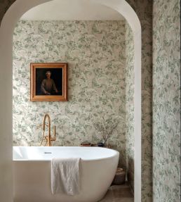 Byzantine Damask Wallpaper by Coordonne Sage