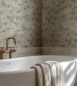 Byzantine Damask Wallpaper by Coordonne Sage