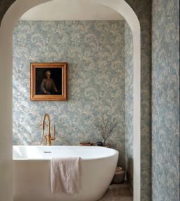 Byzantine Damask Wallpaper by Coordonne Sapphire