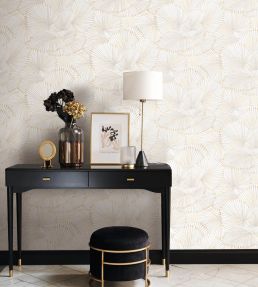 Cabaret Wallpaper by Casadeco Beige Lin
