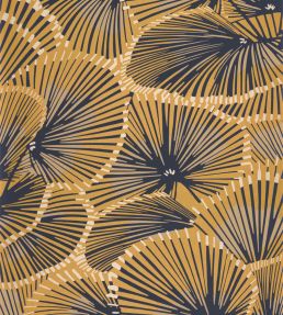 Cabaret Wallpaper by Casadeco Jaune Mordore