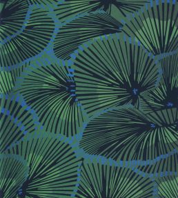 Cabaret Wallpaper by Casadeco Vert Canopee