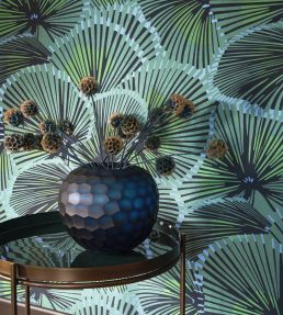 Cabaret Wallpaper by Casadeco Vert Canopee