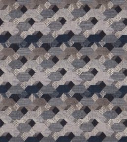 Cabaret Fabric by Warwick Indigo