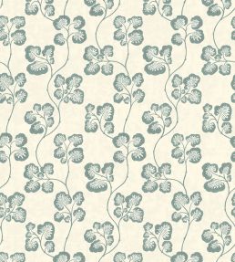 Cabbage Check Wallpaper by Josephine Munsey Osney Blue and Clarke White