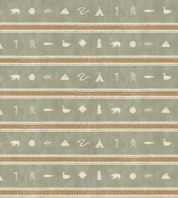 Cabin Stripe Wallpaper by DADO Khaki