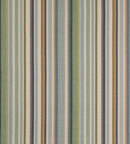 Cabrera Stripe Fabric by Jane Churchill Blue/Green