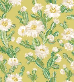 Cactus Bloom Wallpaper by Ohpopsi Chartreuse