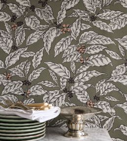 Caffeine Wallpaper by Langelid Von Bromssen Hacienda Green