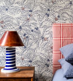 Caffeine Wallpaper by Langelid Von Bromssen Ink Blue
